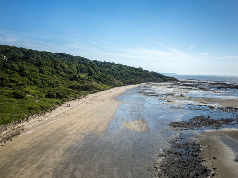 Les falaises des roches noires