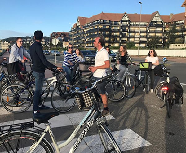 Balade commentée de Deauville à vélo