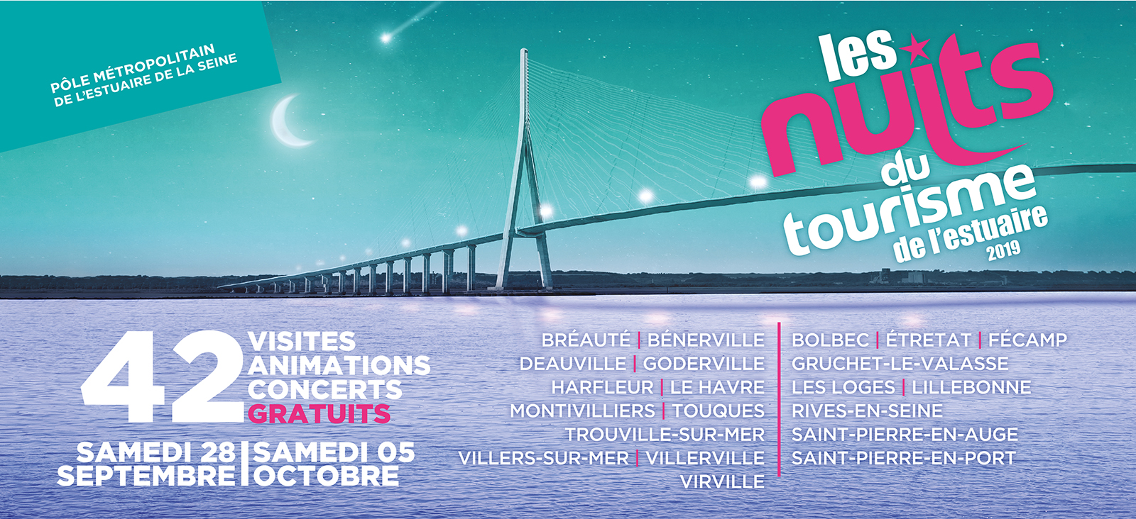 Nuits du tourisme de l'estuaire de la Seine 2019